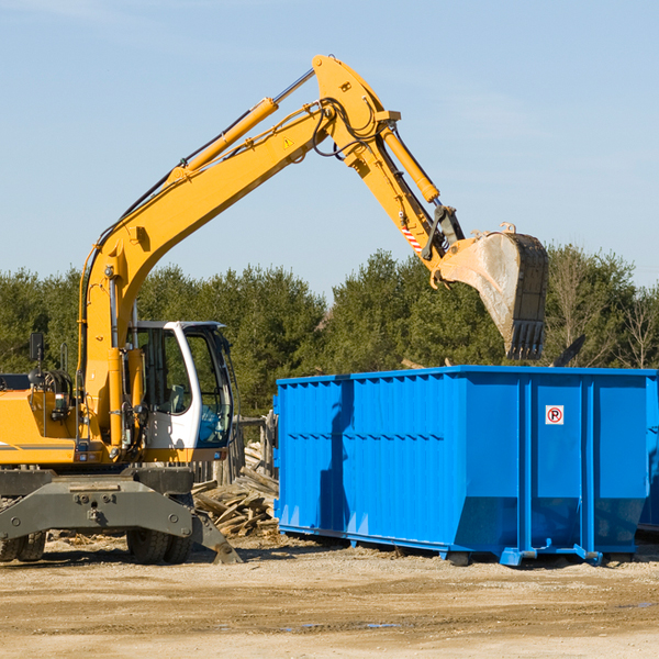 what kind of customer support is available for residential dumpster rentals in Newell